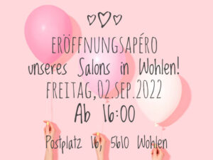 eröffnungsapero wohlen 02.september 2022